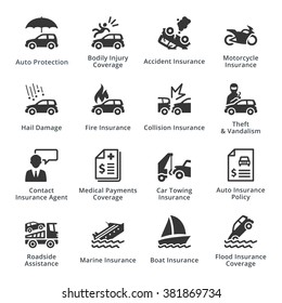  Auto Insurance Icons 