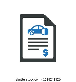 Auto Insurance Policy Icon