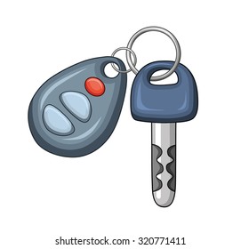 Auto key with remote control icon.
