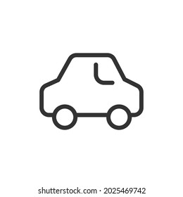 Auto line icon in trendy style. Stroke vector pictogram isolated on a white background. Auto premium outline icons.