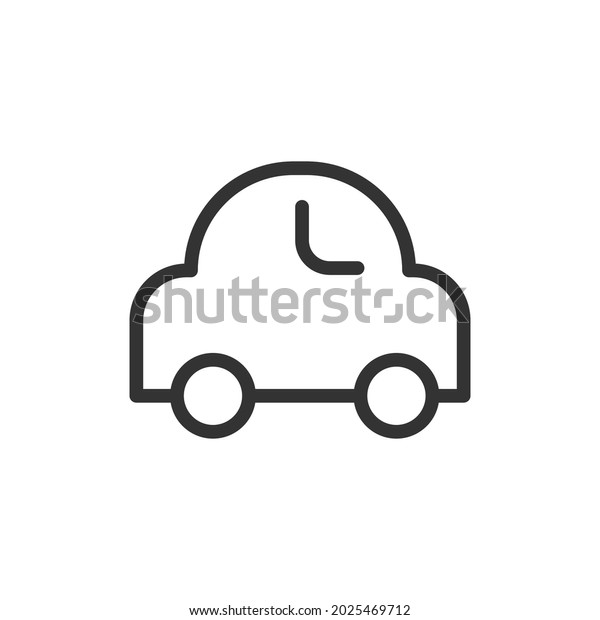 Auto line\
icon in trendy style. Stroke vector pictogram isolated on a white\
background. Auto premium outline\
icons.