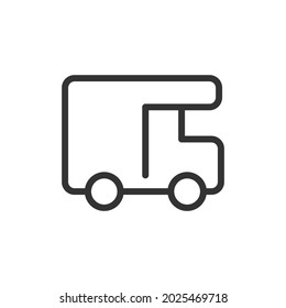 Auto line icon. Web symbol for web and apps. Sign design in outline style. Auto stroke object.