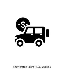 Auto Loan icon in vector. Logotype