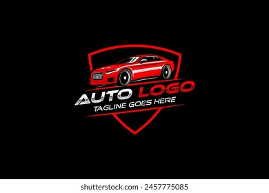 Auto-Logo, Auto-Symbol-Logo, Autoshop, Auto-Reparatur-Logo.