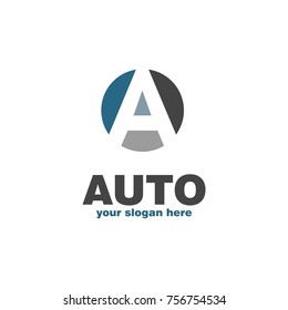 Auto Logo Company Name Stock Vector Royalty Free