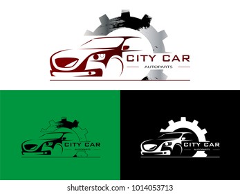 Auto logo vector illustration icon