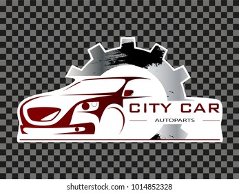 Auto logo vector illustration icon stickers