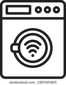 Auto Machine icon vector image. Suitable for mobile application web application and print media.