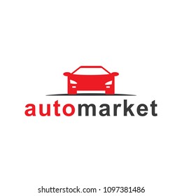 auto market logo design, concept design, emblem, icon