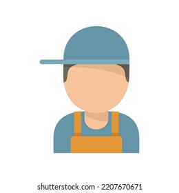 Auto Mechanic Icon. Flache Illustration des Auto-Mechanischen Vektorsymbol einzeln auf weißem Hintergrund
