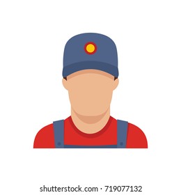 Auto mechanic icon. Flat illustration of Auto mechanic vector icon for web isolated on white background