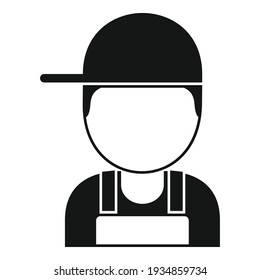 Auto Mechanic Icon. Einfache Illustration von Auto-Mechanik, Vektorsymbol für Webdesign einzeln auf weißem Hintergrund