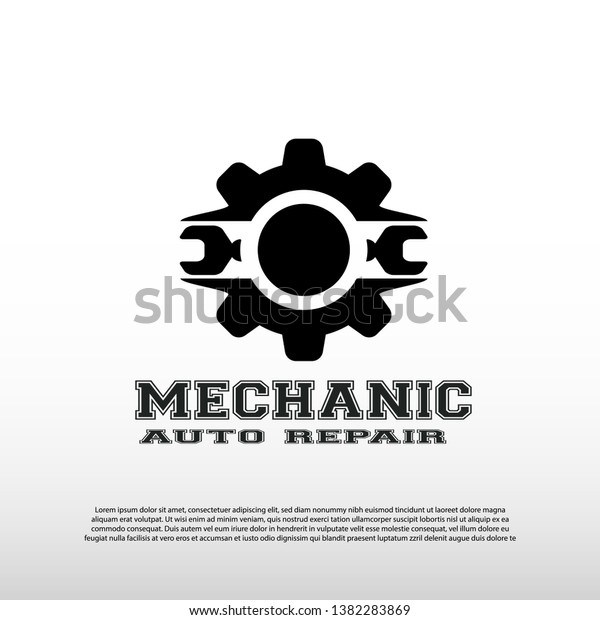 Auto mechanic logo design,car service icon,
repair sign, technology
-vector