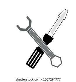 Auto mechanic related icons,vector tools.