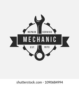 Auto Mechanic Service Mechanic Service Logo Stock Vector (Royalty Free ...