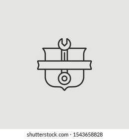 Auto mechanic service. Mechanic service logo set. Repair service auto mechanic logos. Car vintage vector logo set.  Vector illustration.
