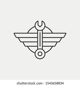 Auto mechanic service. Mechanic service logo set. Repair service auto mechanic logos. Car vintage vector logo set.  Vector illustration.