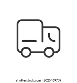 Auto minimal line icon. Web stroke symbol design. Auto sign isolated on a white background. Premium line icon.
