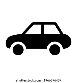 Auto mobile icon isolated vector illustration. High quality black style vector icon