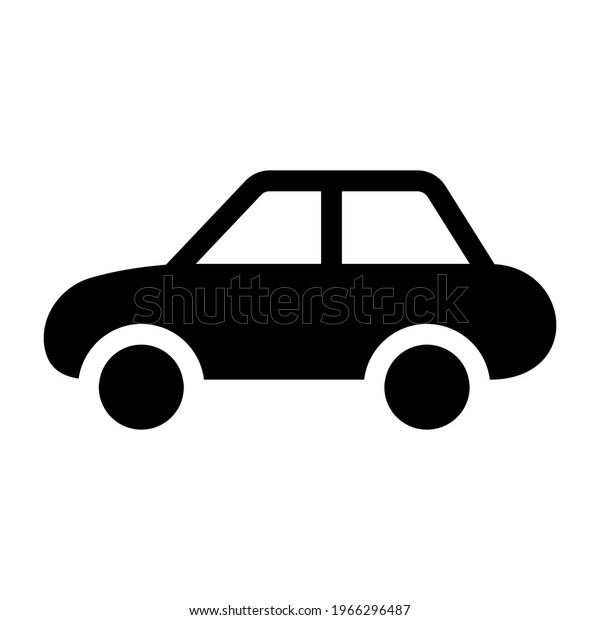 Auto mobile icon isolated vector\
illustration. High quality black style vector\
icon
