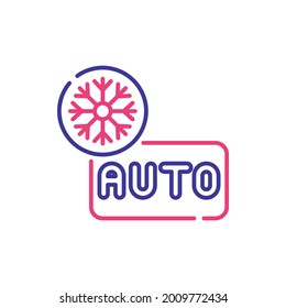 Ilustración de estilo de icono del vector de estado de ánimo automático 2 colores. archivo EPS 10