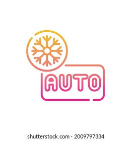 Auto mood vector gradient icon style illustration. EPS 10 file 