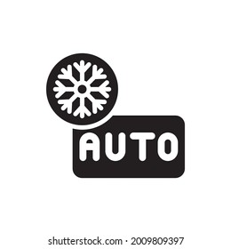 Auto mood vector solid icon style illustration. EPS 10 file 