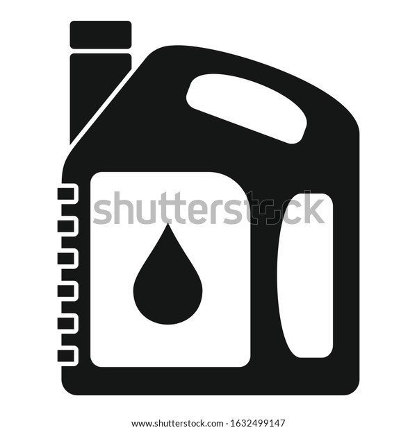 Auto motor\
oil icon. Simple illustration of auto motor oil vector icon for web\
design isolated on white\
background
