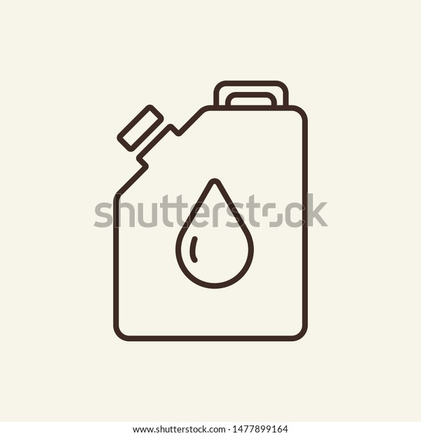 Auto oil line\
icon. Liquid, oilcan, car, auto service. Car repair concept. Vector\
illustration can be used for topics like auto service, motor\
maintenance, advertising