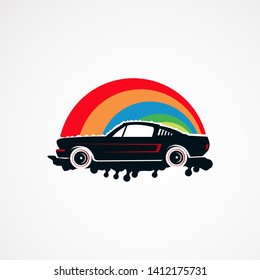 auto paint logo designs concept