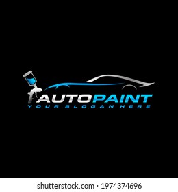 Auto Paint Logo Vector Illustration, Perfect Logo For Business Related To Automotive Industry