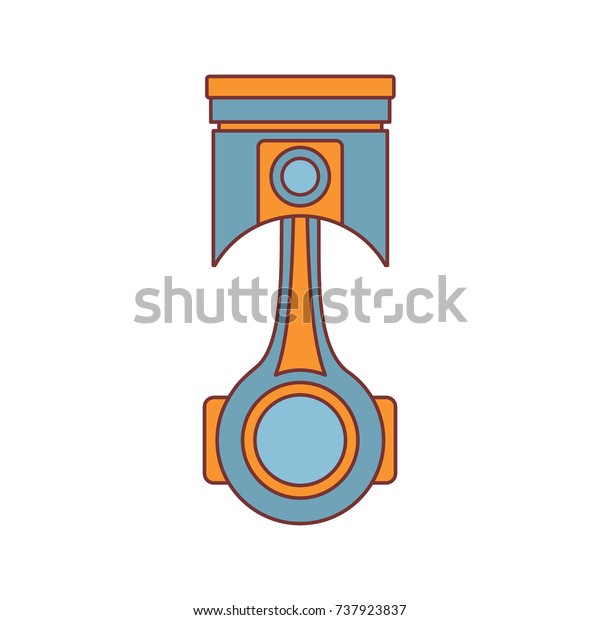 Auto part icon. Cartoon\
illustration of Auto part vector icon for web isolated on white\
background