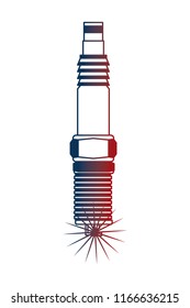 auto part spark plug motor automobile engine