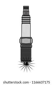 auto part spark plug motor automobile engine