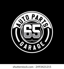 AUTO PARTS GARAGE VECTOR LOGO 65