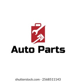 Auto parts logo design. Automotive parts, automobile repairing car, vector design and illustration