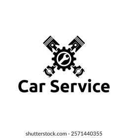 Auto parts logo design. Automotive parts, automobile repairing car, vector design and illustration