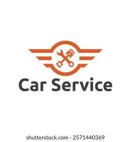 Auto parts logo design. Automotive parts, automobile repairing car, vector design and illustration