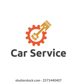 Auto parts logo design. Automotive parts, automobile repairing car, vector design and illustration