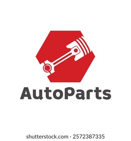 Auto parts logo design. Automotive parts, automobile repairing car, vector design and illustration