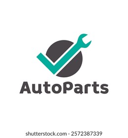 Auto parts logo design. Automotive parts, automobile repairing car, vector design and illustration