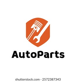 Auto parts logo design. Automotive parts, automobile repairing car, vector design and illustration