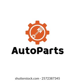 Auto parts logo design. Automotive parts, automobile repairing car, vector design and illustration