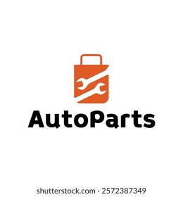 Auto parts logo design. Automotive parts, automobile repairing car, vector design and illustration