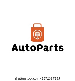 Auto parts logo design. Automotive parts, automobile repairing car, vector design and illustration