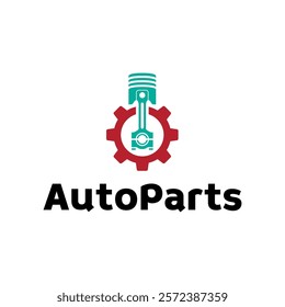 Auto parts logo design. Automotive parts, automobile repairing car, vector design and illustration