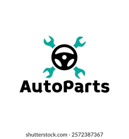 Auto parts logo design. Automotive parts, automobile repairing car, vector design and illustration