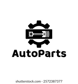 Auto parts logo design. Automotive parts, automobile repairing car, vector design and illustration