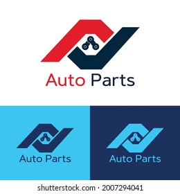 Auto Parts Logo Design Vector Template Stock Vector (Royalty Free ...