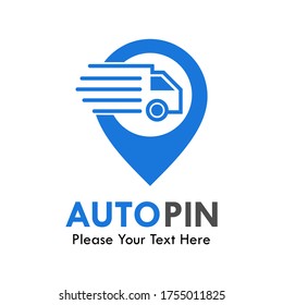 Auto pin logo design template illustration. this is suiatble for automotive, servic, drive, web, app, travel, internet etc
